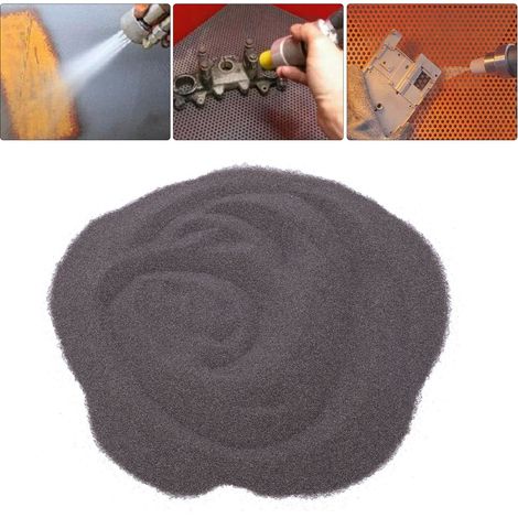 Vente de 1 kg d'oxyde d'aluminium brun (grade 1) - Abrasif de sablage en aluminium fondu brun de grade A pour machines de sablage, pistolets de sablage et cabines de sablage - MZD oxyde d'aluminium fo (1/5)