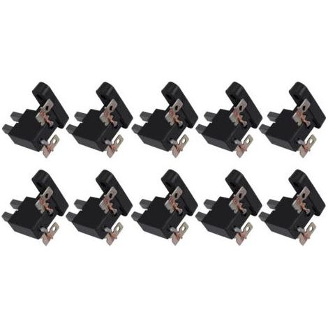 Balais de Charbon, Brosse à Charbon Universelle 10 PCS pour générateur GX390 4KW 5KW 7KW (1/5)