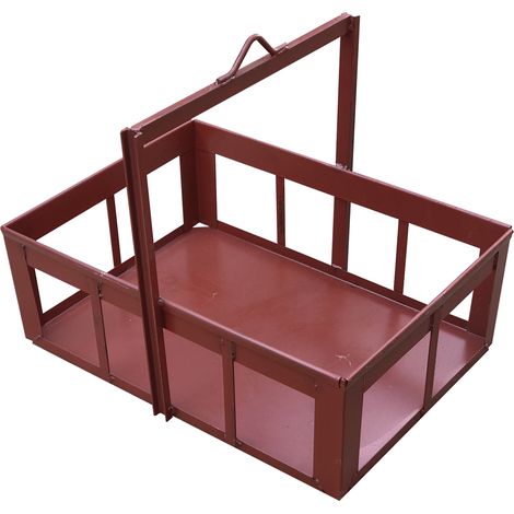 CESTA PORTAMATTONI 50x50xH25x H. tot.62 manico fisso  - Senza Marca