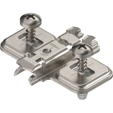 BLUM CLIP Kreuzmontageplatte, Stahl, EXPANDO, Distanz 0 mm