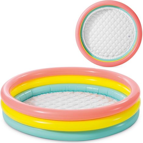 Piatto doccia gonfiabile 3 colori 114 x 25 cm intex 57412