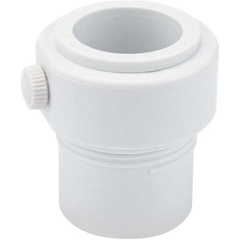 Lot de 2 adaptateurs stabilisateurs pour mât de parasol de piscine - Compatibles avec les parasols Waterway de 3,8 cm et 3,4 cm, en polycarbonate et ABS blanc.