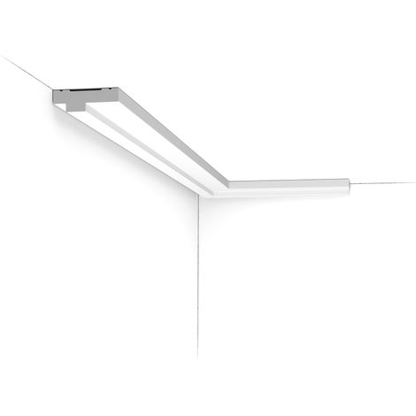 CX160 Corniche plafond Orac Decor - 1,3x4x200cm (h x p x L) - moulure décorative polymère A l'unité (1/4)