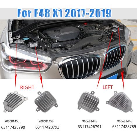 Module Commande Feux Diurnes LED Gauche Droite Compatible BMW X1 F48 2017-2019 63117428789 63117428790