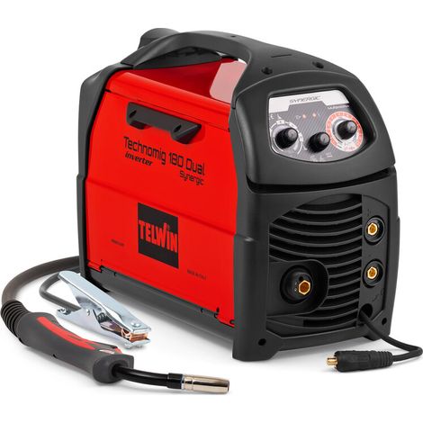 Inverter Multiprozess-Schweißgerät Technomig 180 Dual Synergic - 230V - TELWIN - 816075