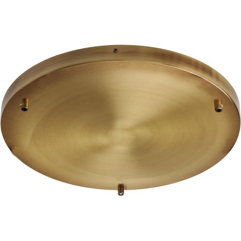 Rosone Multicavo 3 Luci In Ferro Bronzato Diametro 40 Cm (1/2)