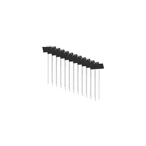 Étiquetage des plantes,Marqueurs Etiquettes Plante de Pépinière , 12 Pcs Etiquette Jardin Métal Durable Antirouille Étiquettes Potager Marqueur pour Fleur Légumes Graine Jardin Pépinière (Noir) (1/5)