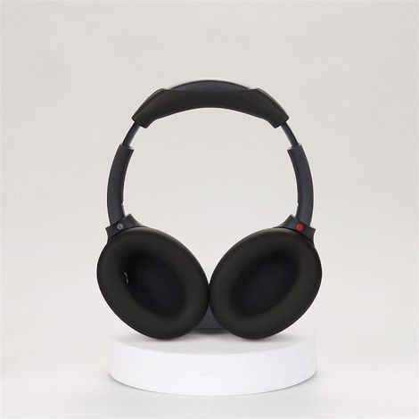 Cuscinetti auricolari e archetto di ricambio, compatibili con le cuffie wireless Bluetooth WH-CH720N. (Colore: nero) (1/2)
