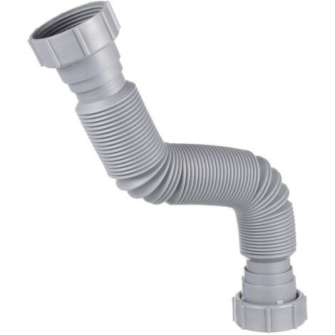 Accessoire évacuation évier：Tuyau Évier Extensible Double Drainage Pour Évier De Cuisine Accessoire De Plomberie Pour Évacuation Eau Tuyau De Drainage Flexible
