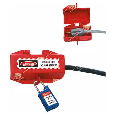 Verrouillage de fiche RS PRO 4 serrures ABS, Polystyrène, anse de 40mm ( Prix pour 1 )