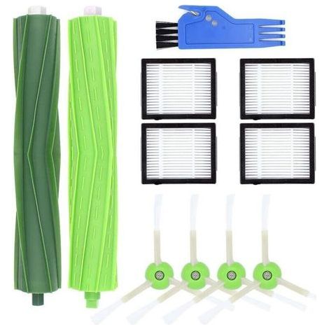 Kit di accessori di ricambio con spazzole a rullo, spazzola laterale e filtri HEPA per aspirapolvere robot iRobot Roomba i7 i7+ / i7 Plus E5 E6 E7 (confezione B) (1/4)