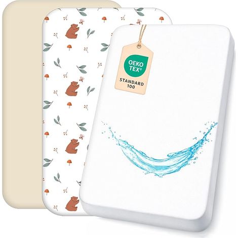 Draps Housses Cododo Alèse Protège Matelas Next to Me Drap Housse Cododo Coton Alèse Imperméable 50 x 83 cm (1/5)