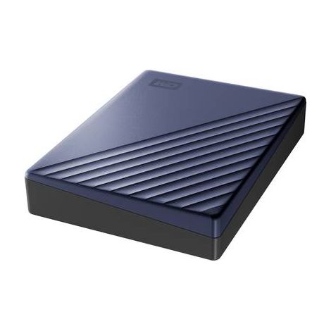 Western Digital WDBFTM0040BBL-WESN disque dur externe 4 To USB Type-C 3.2 Gen 1 (3.1 Gen 1) Noir, Bleu (1/3)