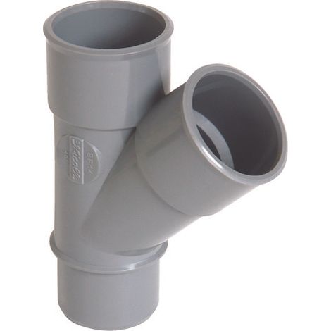Té oblique PVC 45° FFM 40 Nicoll -NF- Le lot de 10