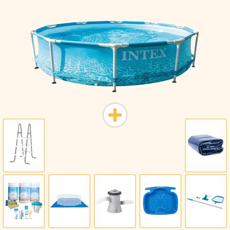 Intex Piscine Tubulaire Ronde - 305x76 cm - 8-pièces  S20365 (1/5)