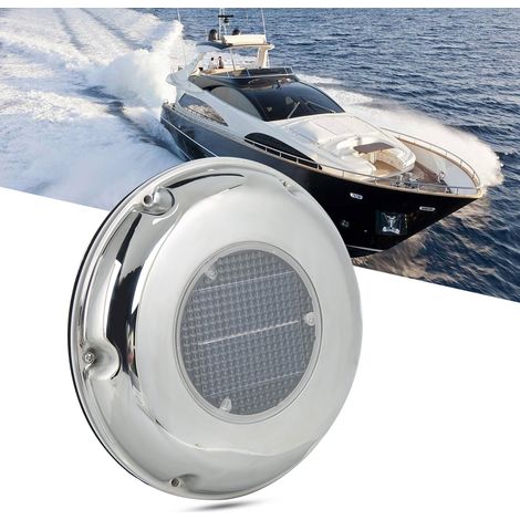 Ventilateur d'extraction pour bateau en acier inoxydable, alimenté à l'énergie solaire (1/5)