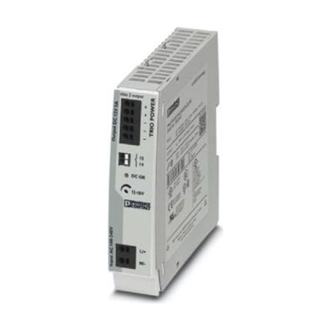 Alimentation pour rail DIN Phoenix Contact, série TRIO-PS-2G/1AC/12DC/5/C2LPS, 12V c.c.out 5A, 60W ( Prix pour Boîte de 1 )