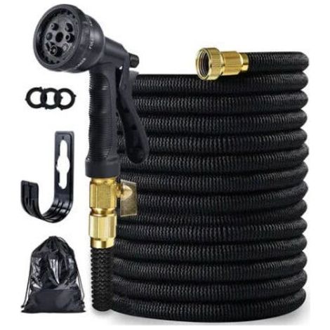 BARKBUSTERS Tuyau d'arrosage extensible de 25 pieds avec buse fonctionnelle Ikodm Tuyau d'arrosage (1/4)
