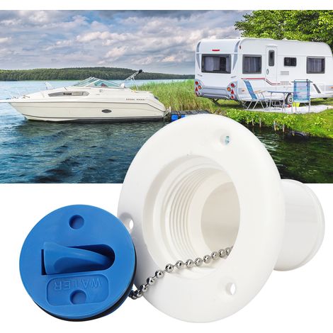 Bouchon de réservoir d'eau plastique pour camping-car et bateau - Pièce de rechange étanche (1/4)
