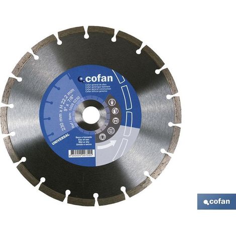 Disque diamanté universel Basic 230 mm. (1/2)