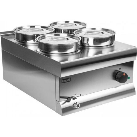 Bain-marie inox 4 pots 4,5 Litres, 1000 W, 220 V - MONO