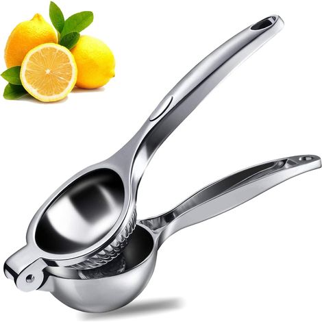 1 Presse Citron Manuel Alliage De Zinc Ergonomique Anticorrosion Pour Agrumes Cuisine (1/5)