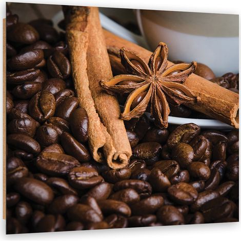 Quadro deco panel, Anya Star and Coffee - 30x30 (1/5)