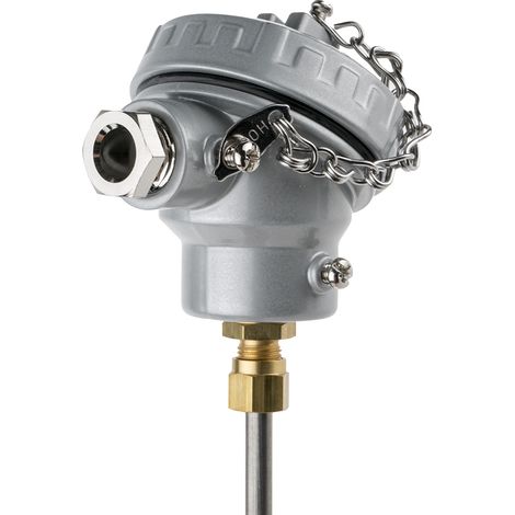Thermocouple type K Ø 6mm, L 250mm, +1100°C max à Câble ( Prix pour 1 ) (1/2)