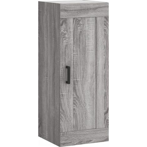 Maison Exclusive - Armario de pared madera de ingeniería gris Son (1/5)