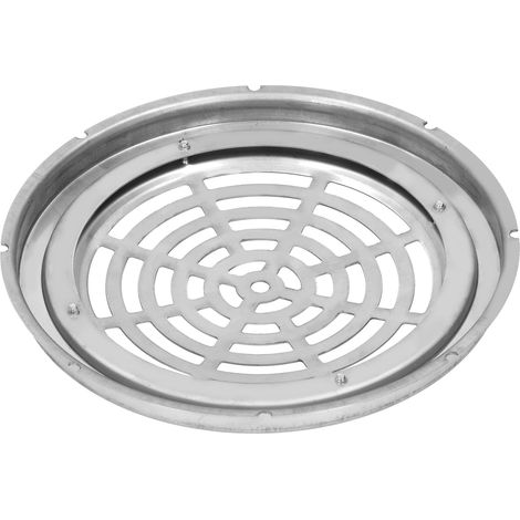 Bonde de sol ronde en acier inoxydable - Accessoire de piscine (1/5)
