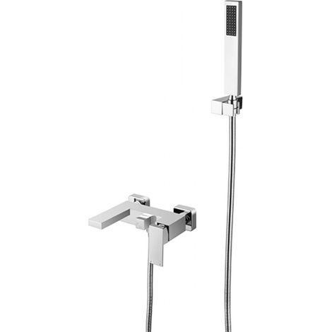 Besco moderne Varium Chrom-Wandbadewannenarmatur (1/3)