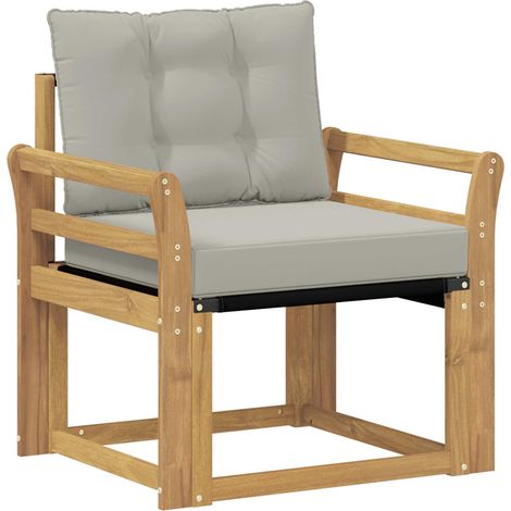 Maison Exclusive - Outdoor-Sofa Massives Akazienholz und Textilen