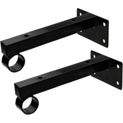 Staffe per mensole a muro, staffe quadrate per mensole a muro in stile industriale, staffe retrò per quadri da parete, per soggiorno, bagno, garage, 150 mm