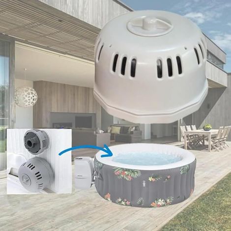 Bestway Double boîtier de Filtre pour Gonflable Compatible avec Lay-Z-Spa SaluSpa VI Spa P6653 P05343 54123 54112 (1/5)