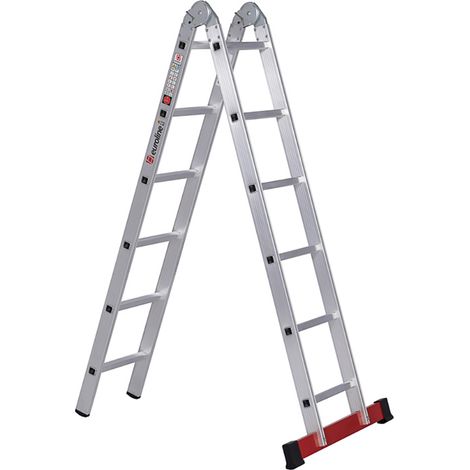 Euroline Premium 317 Klappleiter 2x6 Sprossen (1/2)