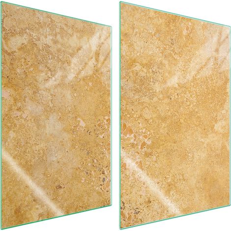 PANNELLO PROTETTIVO IN VETRO PER CUCINA 2x35x52 ARDESIA (1/5)