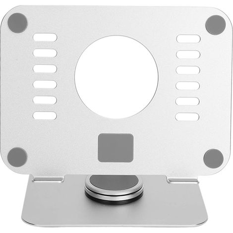 Höhenverstellbarer Tablet-Ständer, rutschfest, Silikon mit Belüftungslöchern, Aluminiumlegierung, für Geräte bis zu 12,9 Zoll. (1/5)