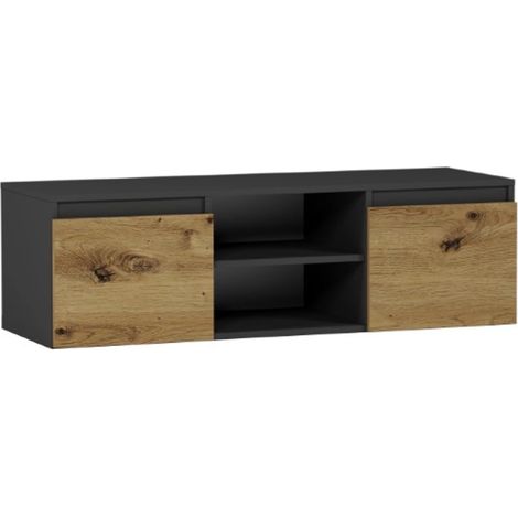 TV-Schrank Anthrazit Mix Artisan, 120 x 40 x 36 cm - Modern TV (1/5)