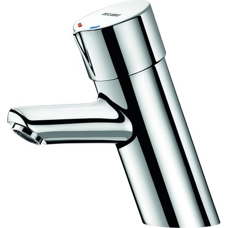 Delabie – Mitigeur temporisé monocommande pour lavabo – Débit 3 L/min à 3 Bar – Réglage température sur croisillon – Temporisation 7 sec (1/5)