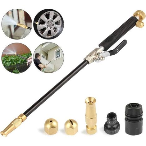 Baguette de lavage à haute pression de 48 cm, pulvérisateur d'arrosage de jardin pour outil de nettoyage de vitres de voiture de Patio de gouttière (1/5)