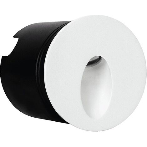 Encastré mural extérieur circulaire Led blanc 3 W 4000K - ASLO