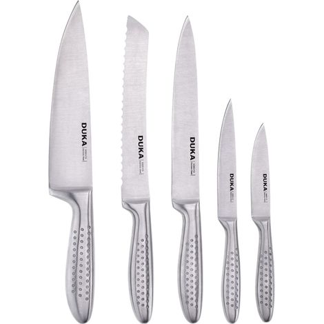 Professionelles Set aus 5 Edelstahl-Spülmaschinenmessern Hacka Duka (1/3)