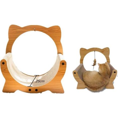 TIRAGRAFFI PER GATTI CULLA DIVANO DONDOLO GIOCATTOLO PER GATTI 50x25x21 Art.003