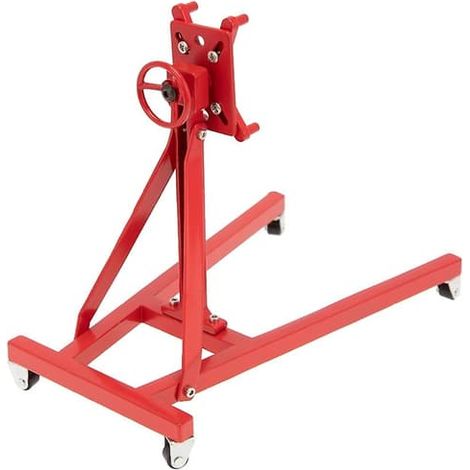Ecleanfy - Support moteur métallique rotatif pour l'entretien du moteur, compatible avec les voitures RC Crawler 1/10 TRX4 et Axial SCX. (1/5)