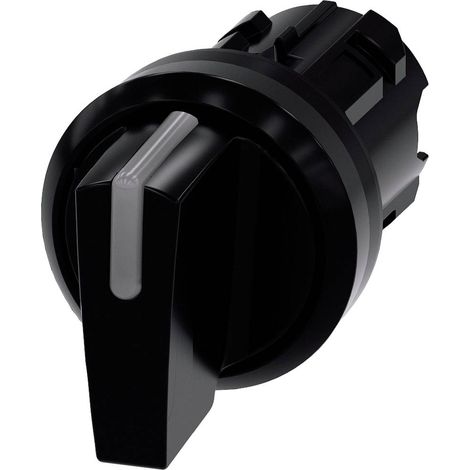 Siemens 3SU10022BP100AA0 3SU1002-2BP10-0AA0 Interruttore a levetta Leva a bandiera Nero 2 x 45 ° 1 pz. (1/3)
