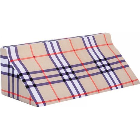 Coussin triangulaire pour lit et canapé, coussin de lecture, 60 x 25 x 20 cm (1/5)
