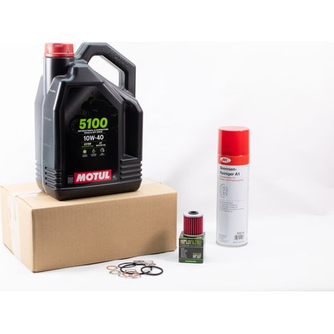 Kit Entretien Vidange Standard pour SUZUKI DR 800 de 1990 à 1999 - MOTUL 5100 10W40 4L