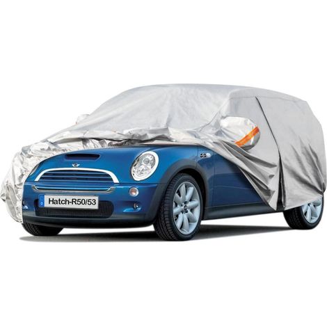 Autoabdeckung wasserdicht atmungsaktiv für Mini Hatch R50/R53 (2001-2006) Silber (1/5)