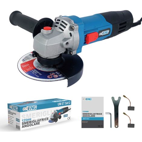 Smerigliatrice angolare con disco elettrica 125mm 850W - echoENG - UM ET SA12 (1/5)