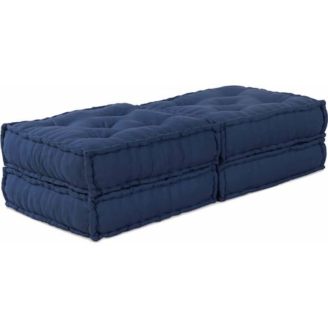 Modulare Sofagarnitur 2 pcs Indigo 140 x 70 x 36 cm Stoff